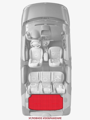 ЭВА коврики «Queen Lux» багажник для Mercedes B-class